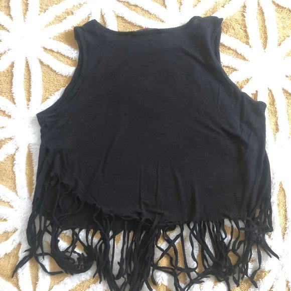 Kali Reve "Chasing Dreams" Black Flow Tank Top Sz. - Picture 4 of 4